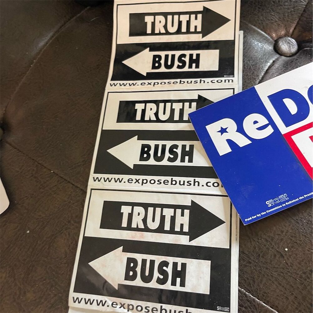 RE-DEFEAT BUSH!  Gore Rare Find Bumper Sticker RARE